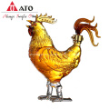 750ml Creative Rooster em forma de decantador de vidro